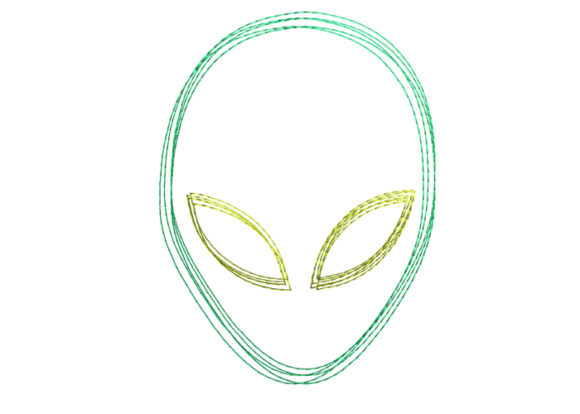 Alien Scribble Stitch: A Playful Twist for Personalized Gifts