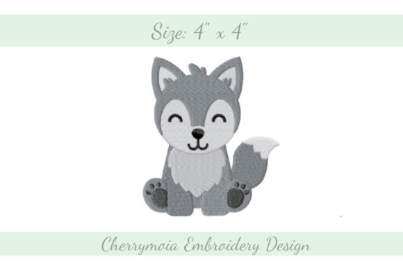 Baby Husky: A Charming Embroidery Design for Meaningful Gifts