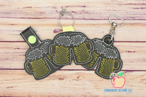 Beer Cheers Mug Dink Keyfob