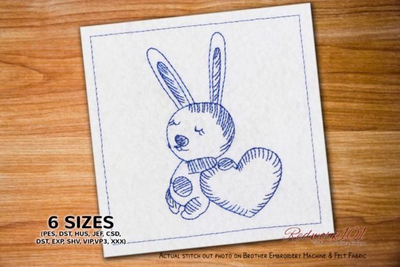 Bunny Holding Heart Machine