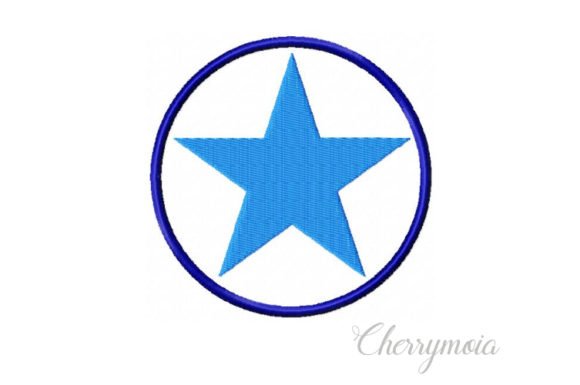 Button Star: A Bright, Business-Ready Embroidery Design
