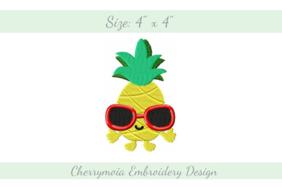 Cool Pineapple: A Summer Embroidery Design That Actually Works