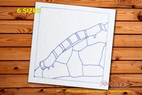Little Brown Inchworm Redwork Review