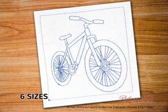 Realistic Bicycle Redwork Review