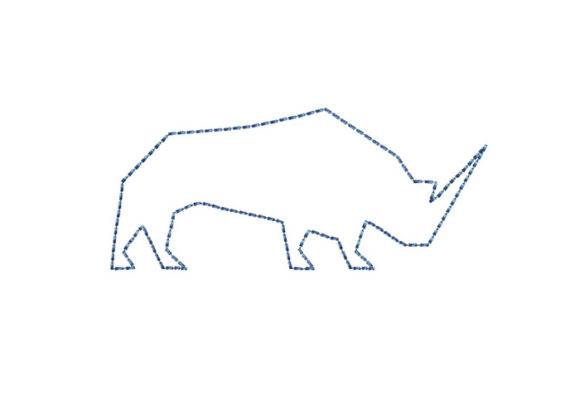 Rhinoceros Bean Stitch