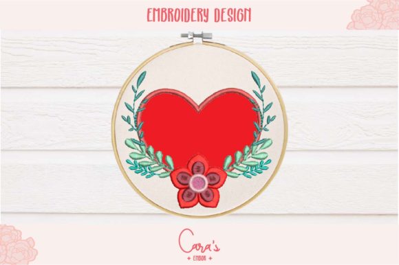 Valentines Heart Aplique